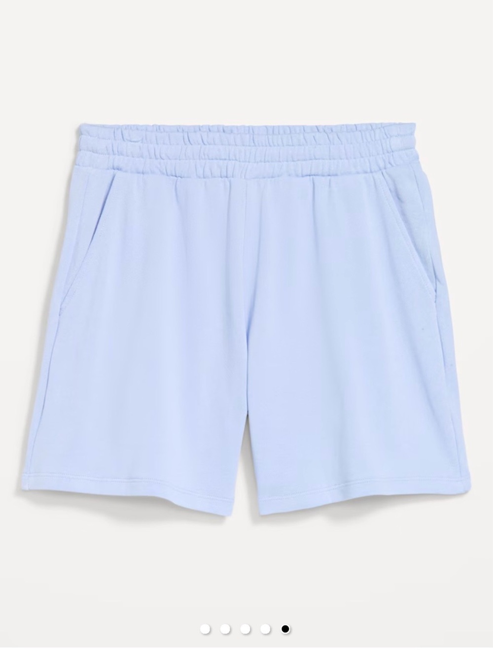 Othr Light Blue Women's Casual Elastic-Waist Shorts NWT